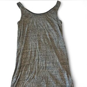 Merona Blue and White Fitted Sleeveless Tank Top